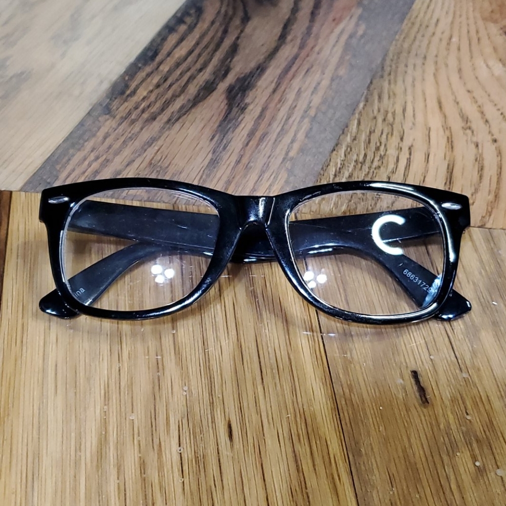 Black costume glasses